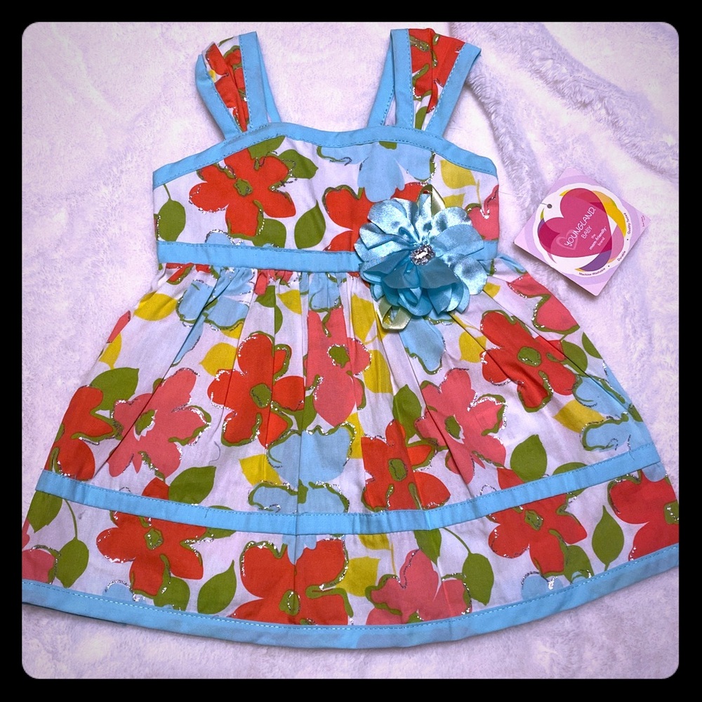 ❌SOLD❌NWT Youngland Baby Flower Dress